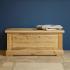 Francis Solid Oak Blanket Box